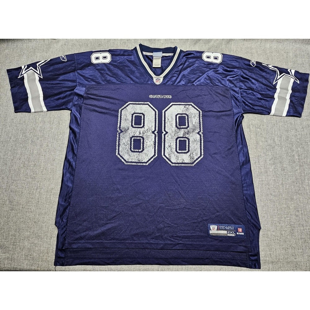 Dallas Cowboys Football Jersey Mens 2XL Blue NFL Football‎ Dez Bryant Reebok 88